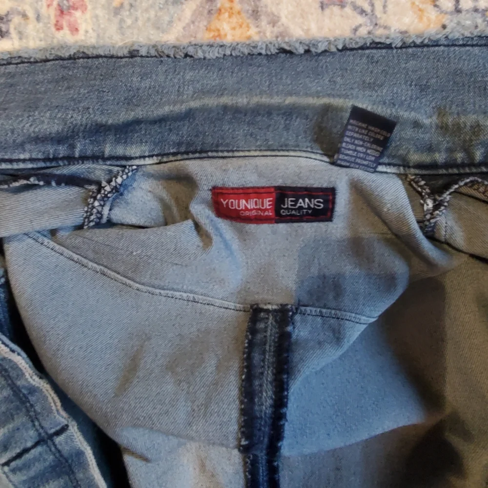 Vintage - Distressed Youngique Long Denim Coat (SMALL) - Picture 6 of 6